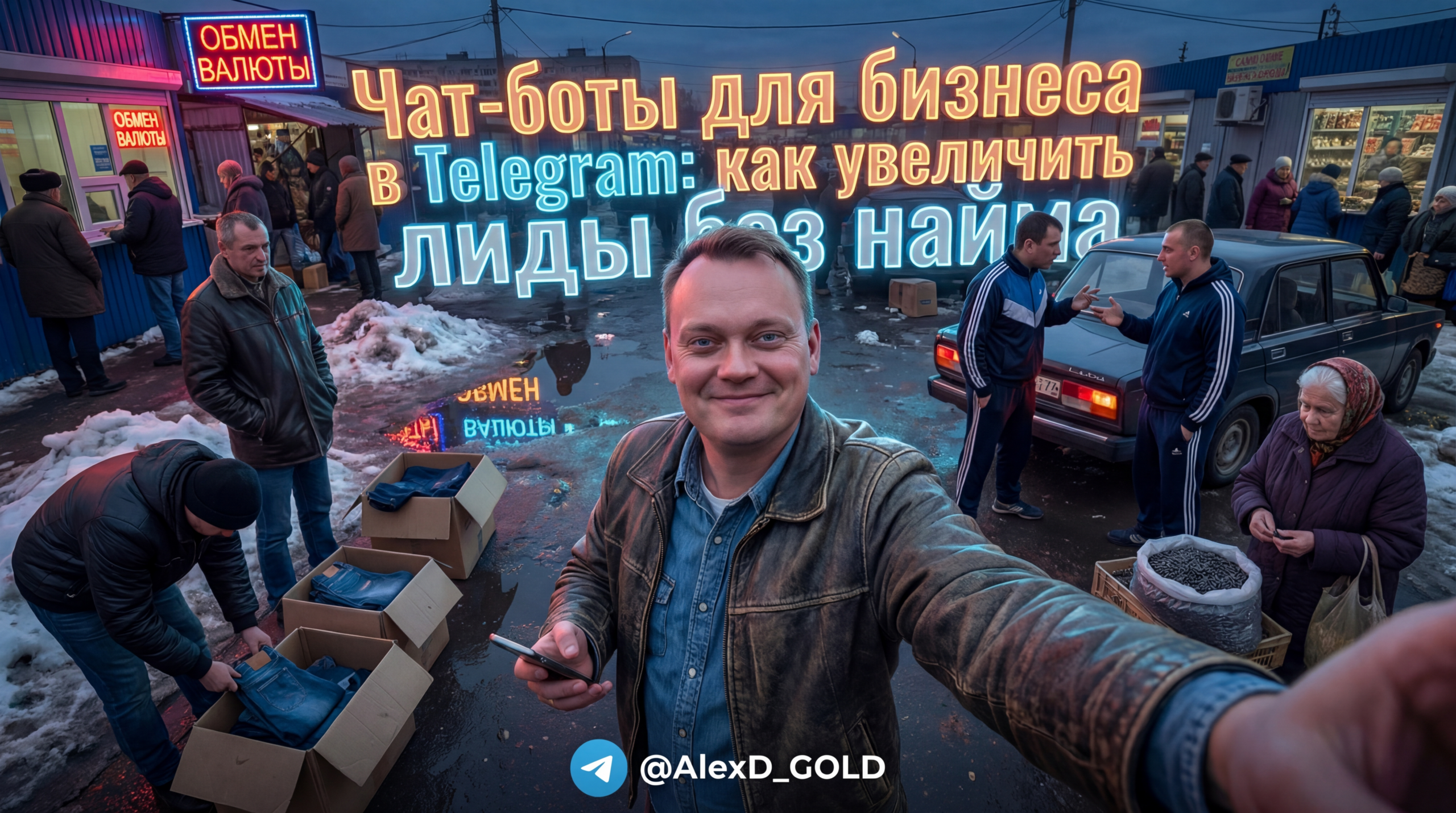 Интерфейс чат-бота в Telegram, помогающий бизнесу генерировать новые лиды без увеличения штата.
