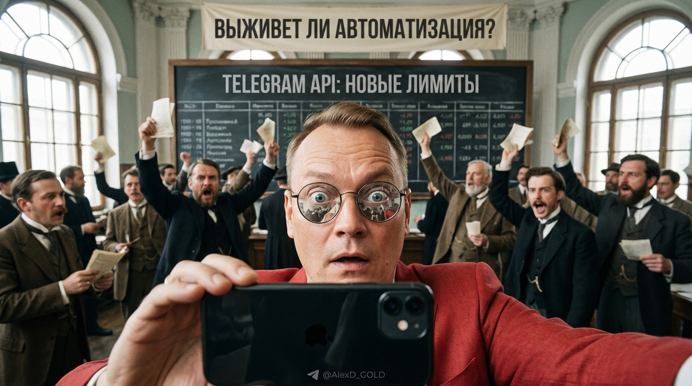Telegram API новые лимиты для ботов автоматизация