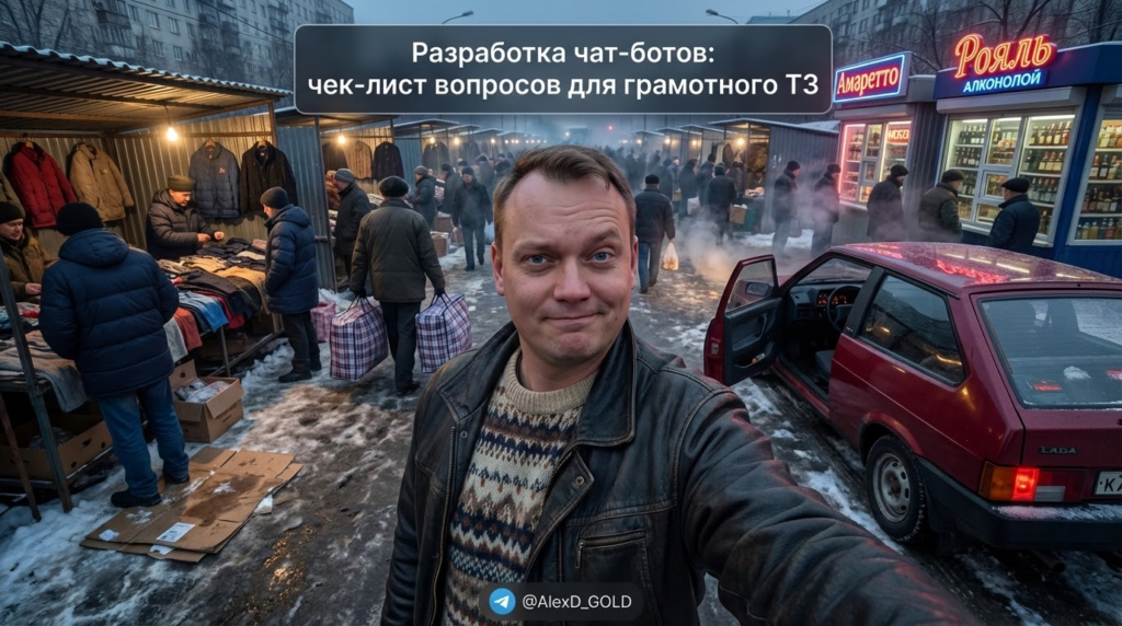 Чек-лист с ключевыми вопросами для составления грамотного технического задания по разработке чат-бота.