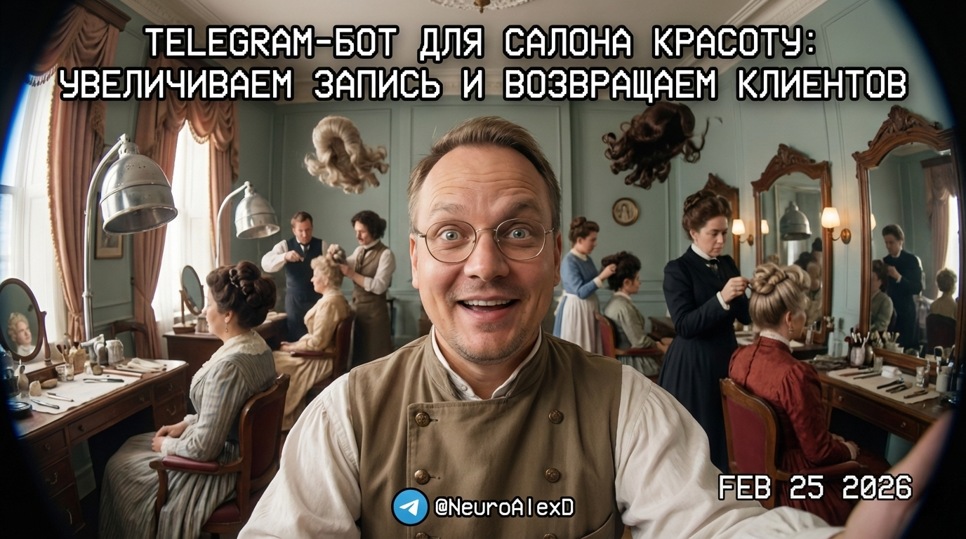 Telegram-бот для салона красоты помогает увеличить запись клиентов