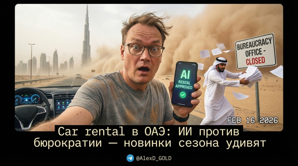 Аренда автомобилей в ОАЭ с использованием ИИ против бюрократии