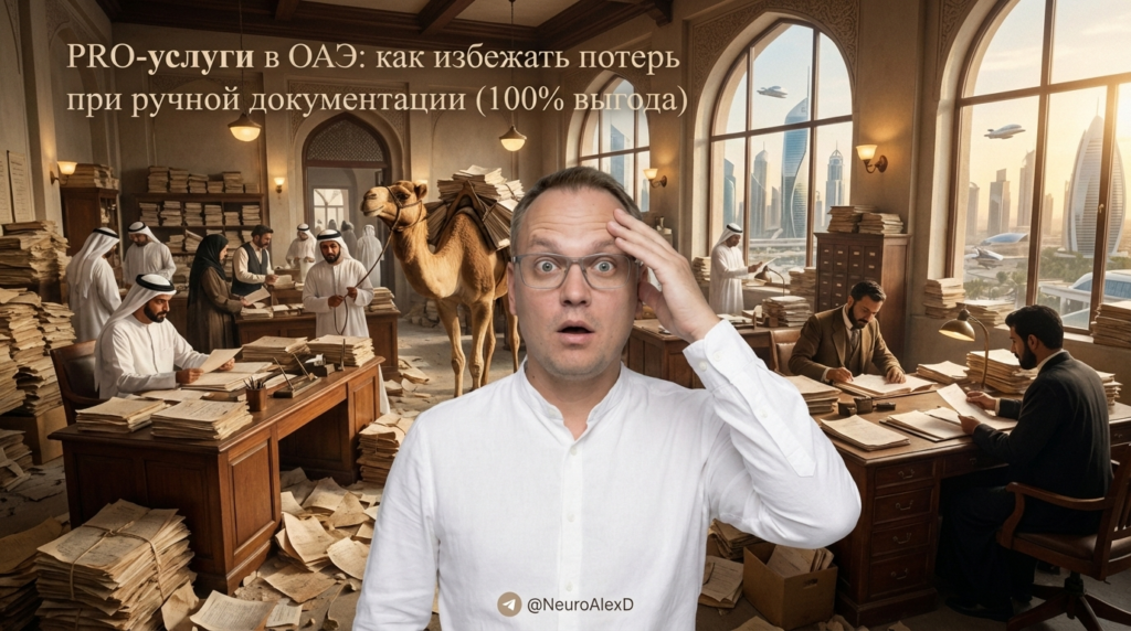 PRO-услуги в ОАЭ и избегание потерь при ручной документации