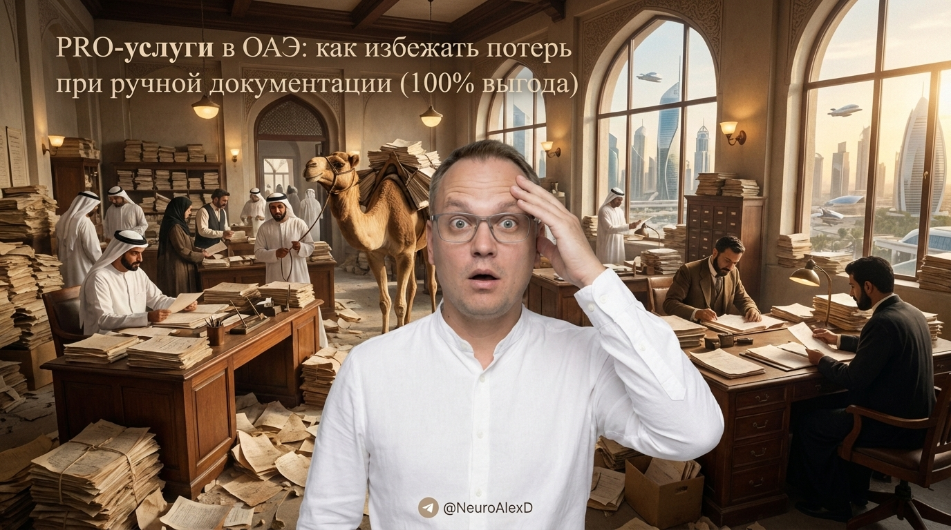 PRO-услуги в ОАЭ и избегание потерь при ручной документации