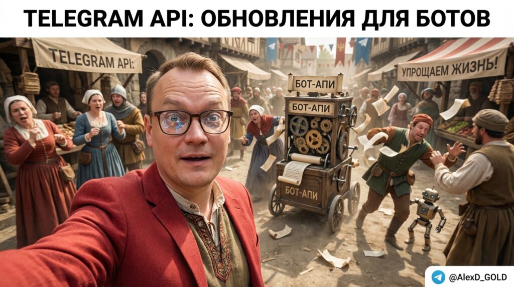 Обновления Telegram API для упрощения работы с Bot API