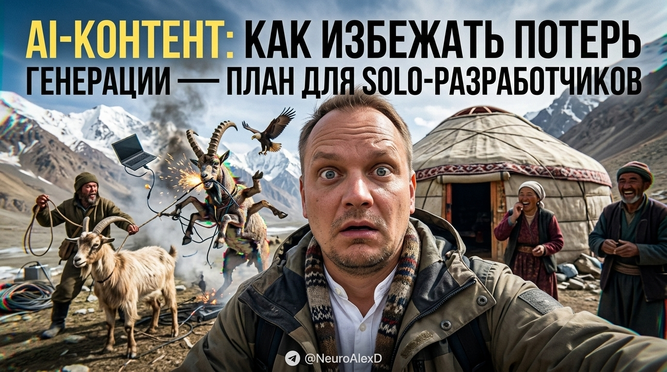AI-контент для solo-разработчиков: избежание потерь при генерации