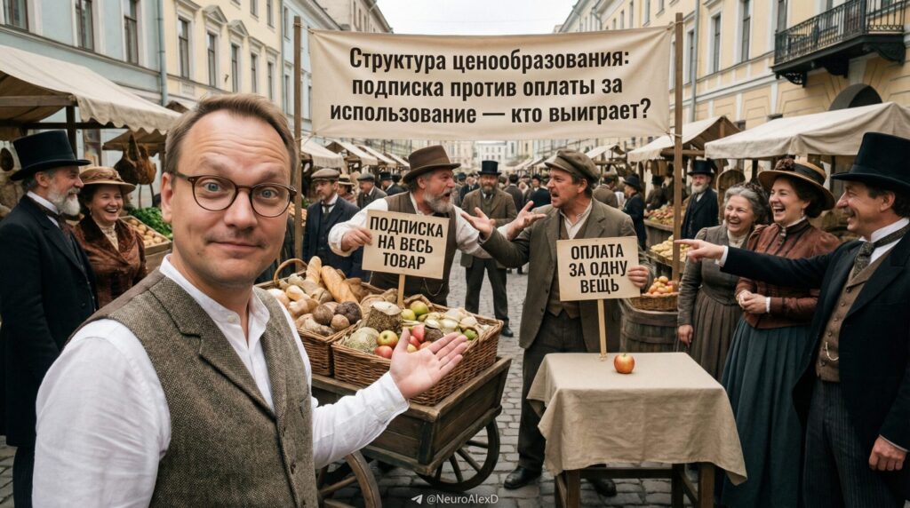 Структура ценообразования: сравнение подписки и оплаты за использование