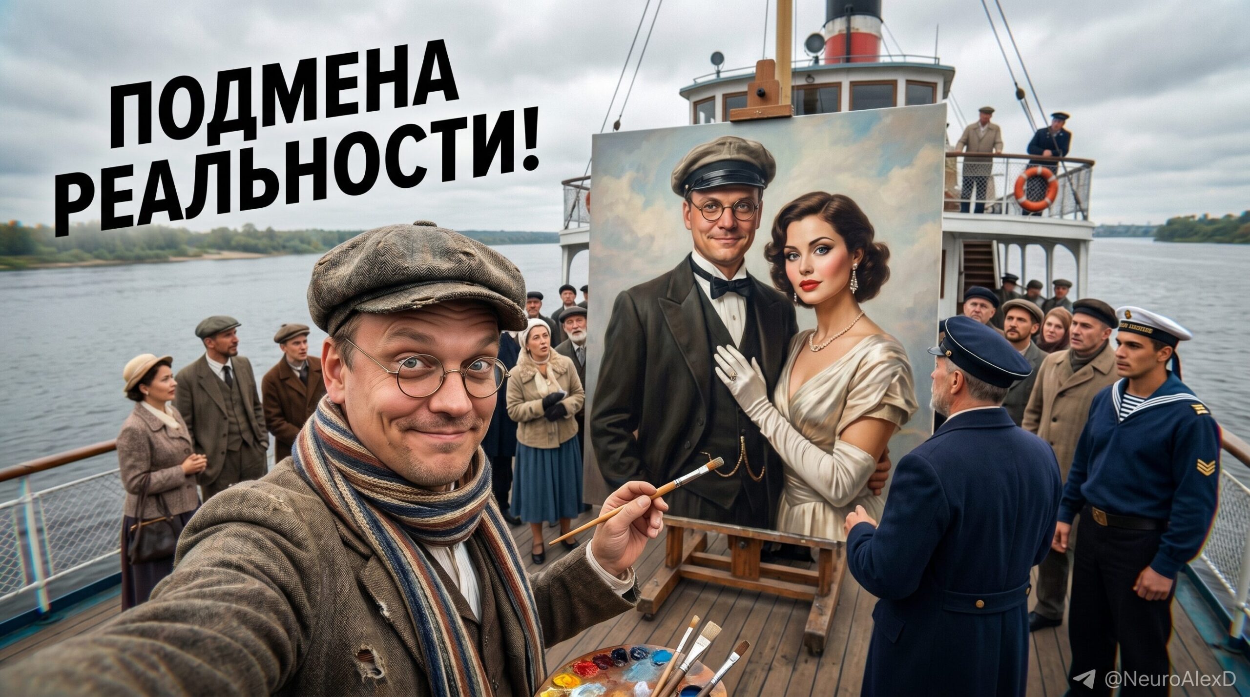 Сгенерированное нейросетью реалистичное фото, неотличимое от сделанного на зеркальную камеру