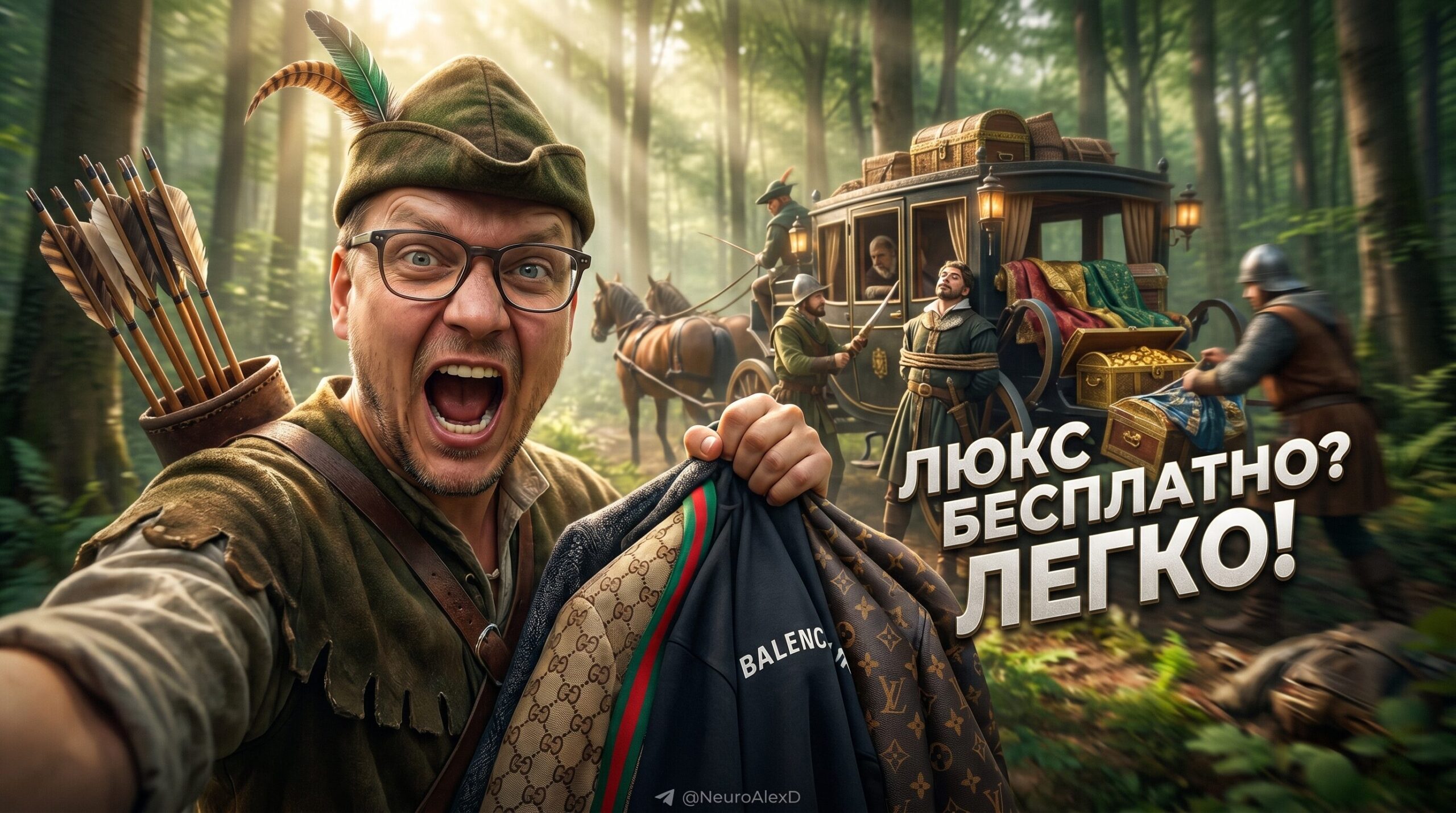 Результат виртуальной примерки люксовой одежды на фотографии