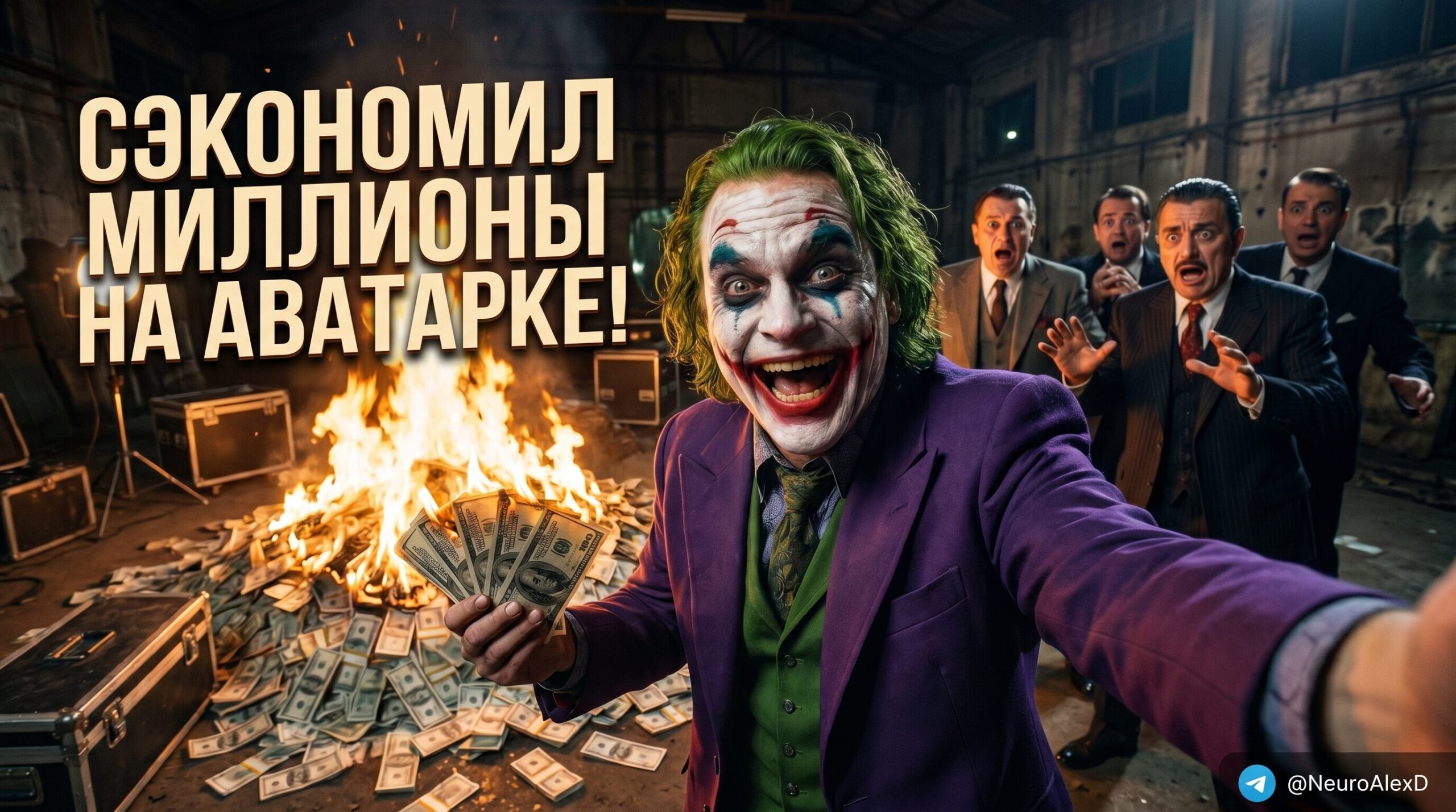 Превращение обычного селфи в студийный арт для бесплатной аватарки