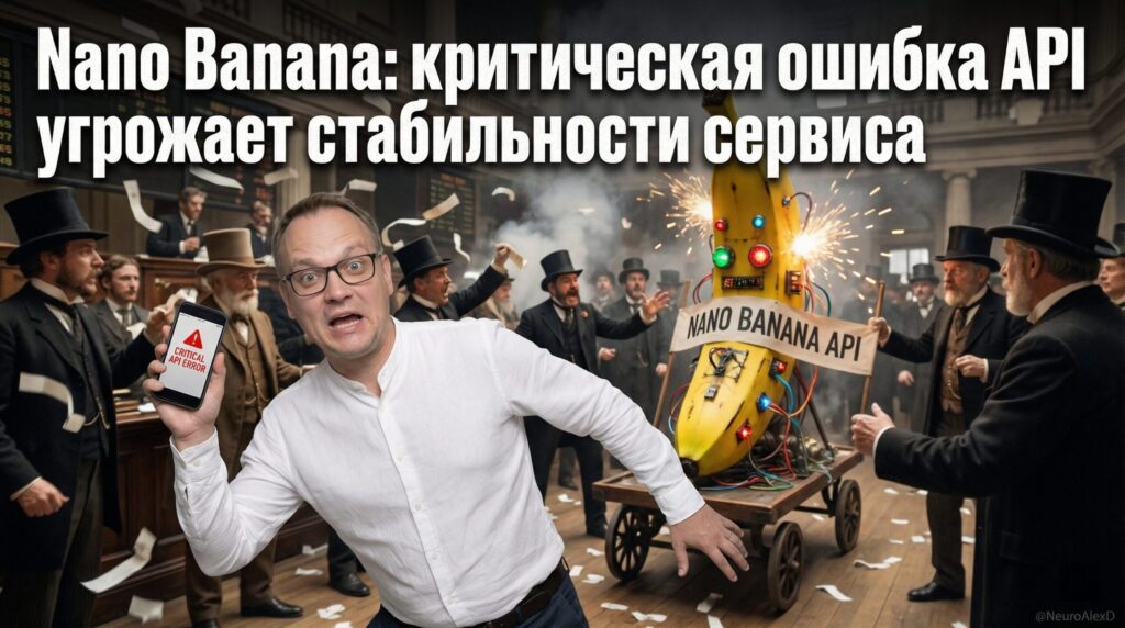 Критическая ошибка API в Nano Banana угрожает стабильности сервиса
