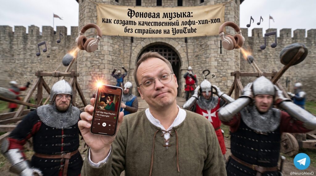 Создание музыки в стиле лофи хип-хоп для YouTube видео без нарушения авторских прав
