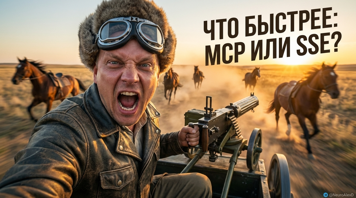График сравнения latency между протоколами MCP и SSE в локальных и удаленных системах