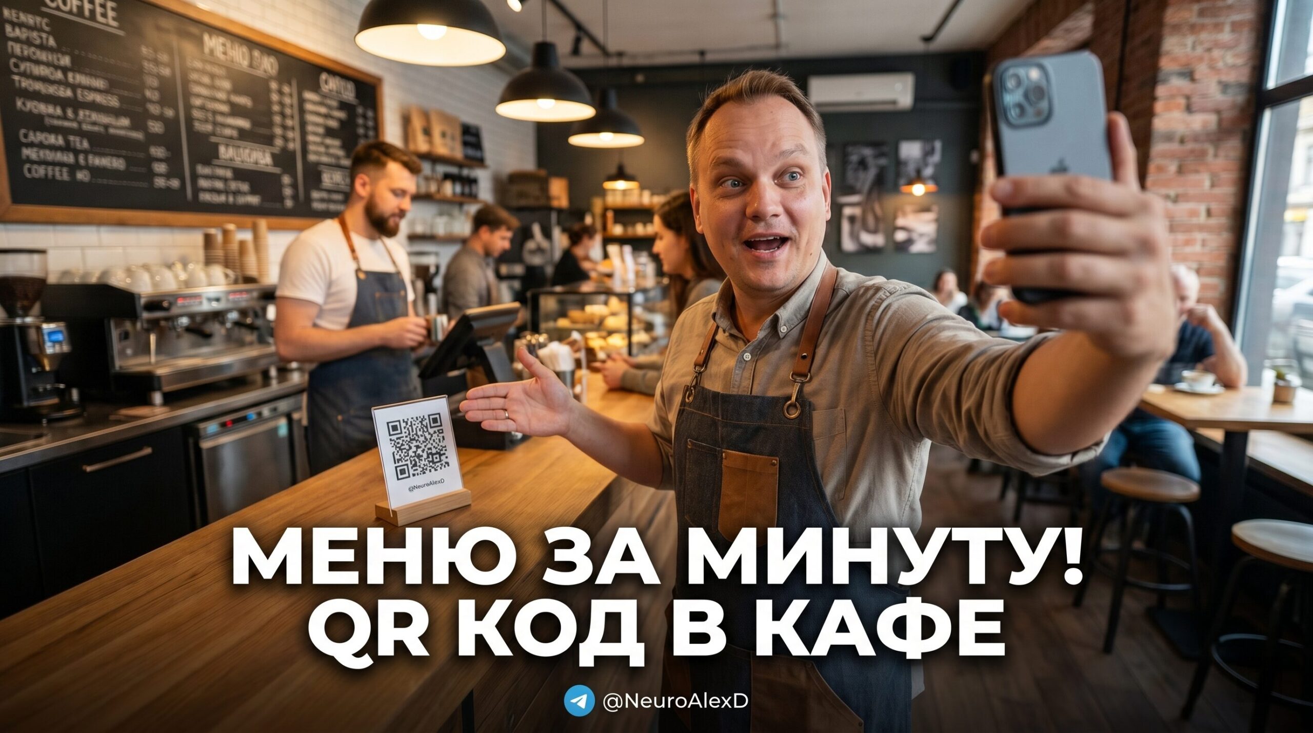 Настройка QR меню для кафе и ресторанов за пару минут