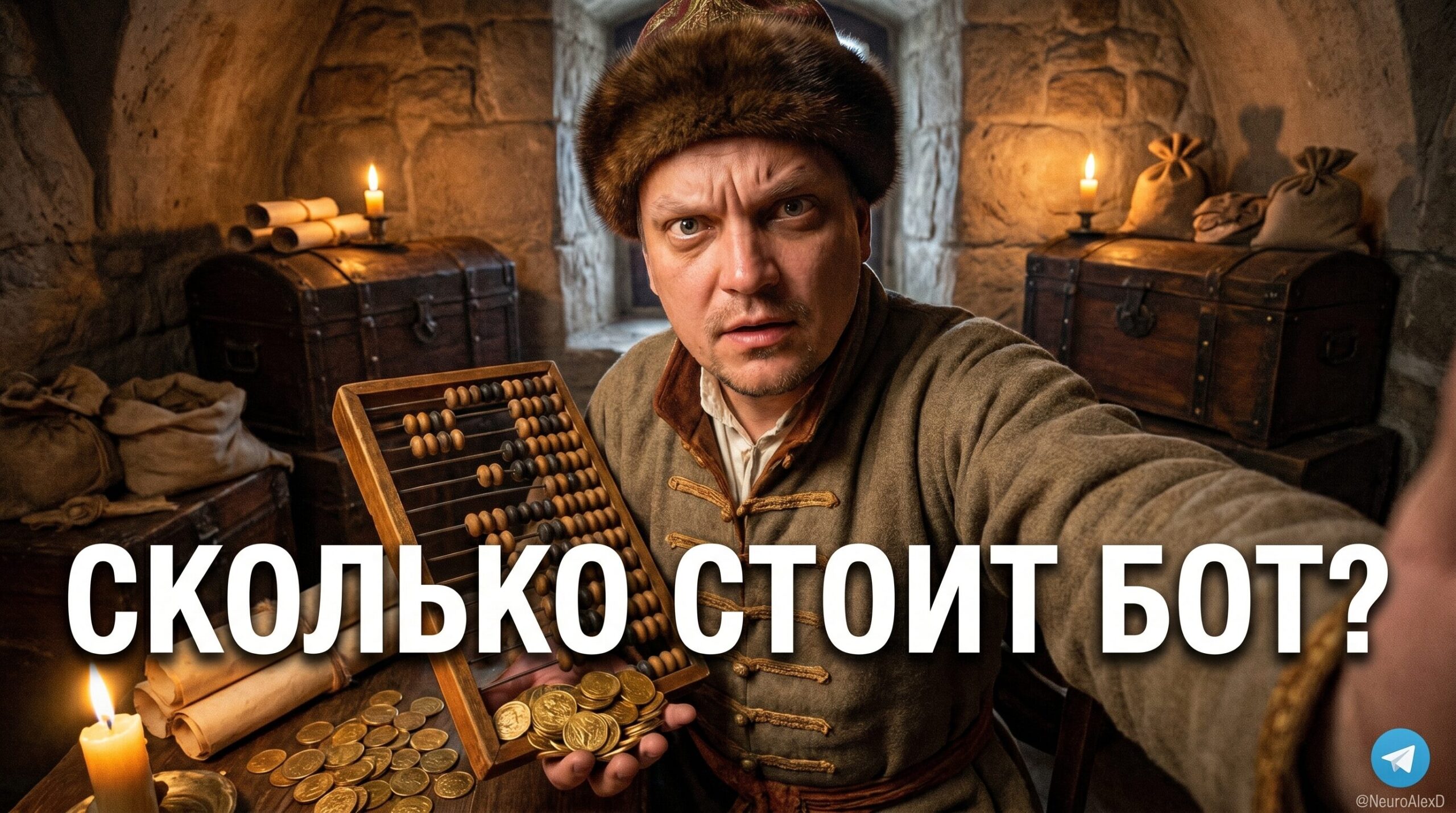 Схема оценки стоимости разработки телеграм бота под ключ