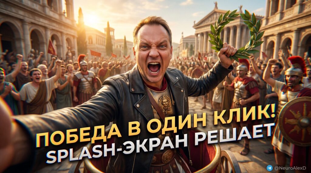 Splash screen и его значение на примере CalmOps