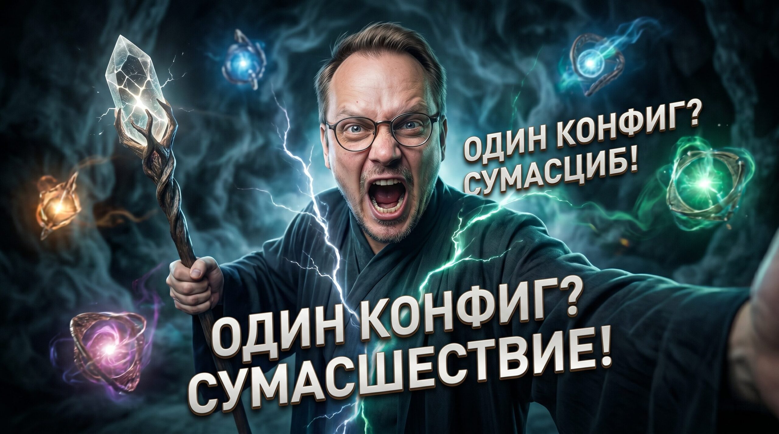 Схема единой конфигурации MCP endpoints для dev, staging и prod окружений
