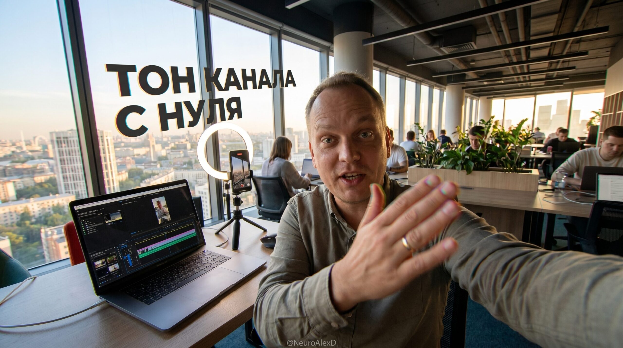 Иллюстрация использования нейросети для написания текстов и сохранения авторского стиля канала