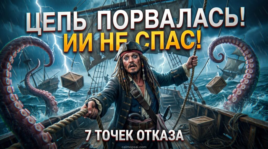 Внедрение ИИ в логистику с фокусом на 7 точках отказа в supply chain