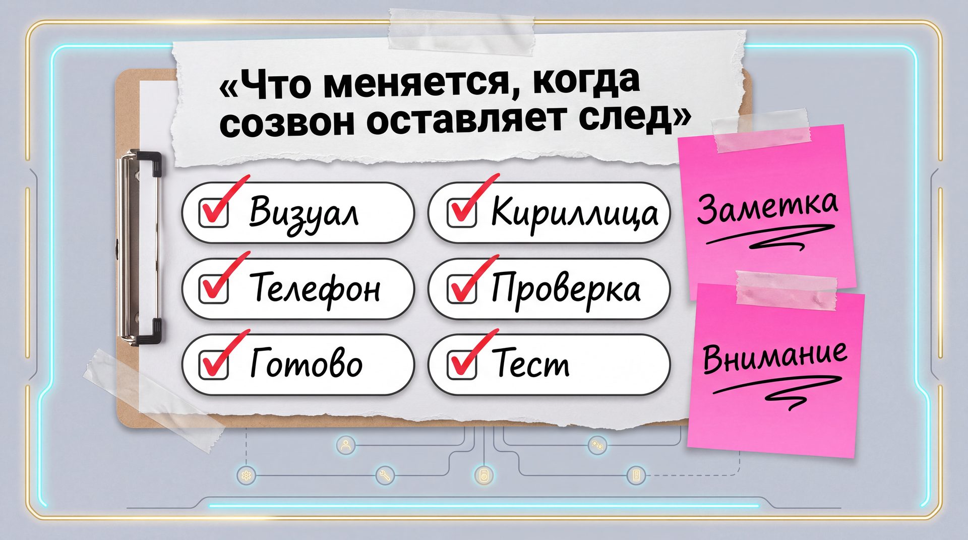 bjuve5 Созвон на 40 минут. В трекере задач - ноль. Через неделю - «мы же договорились».