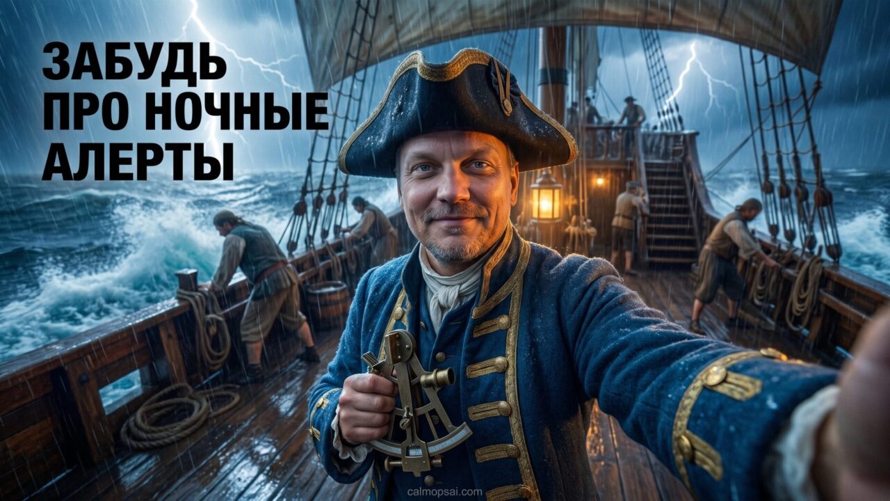 Операционный дашборд для calm ops без ночных алертов