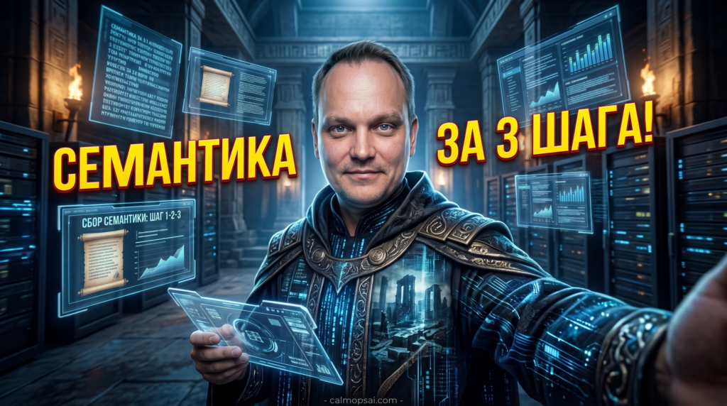Семантический анализ за три шага
