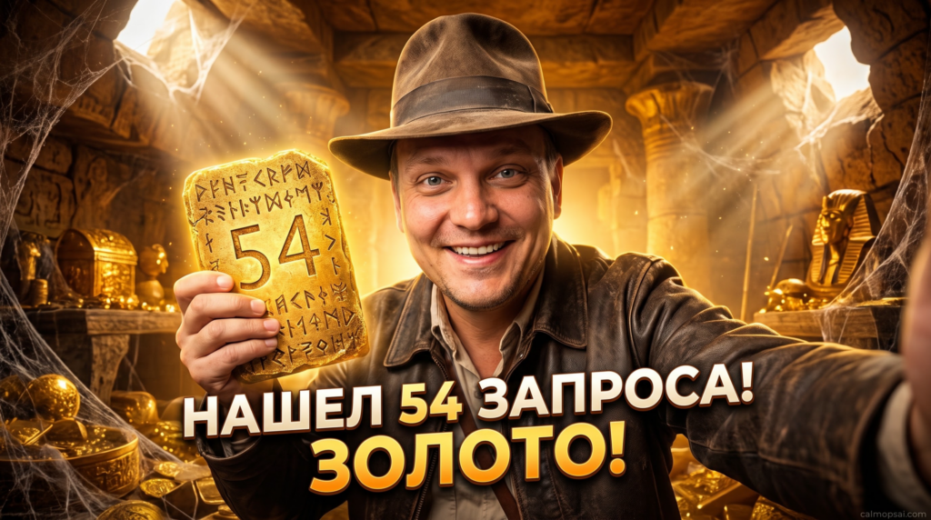 Поисковые ключевые слова: как найти 54 запроса для статьи