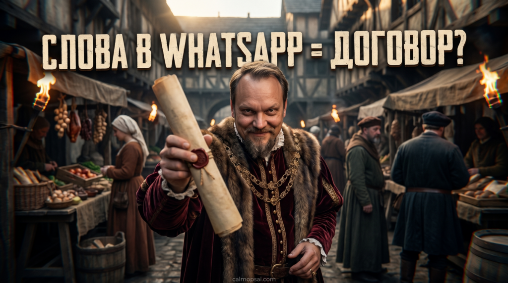 Переписка в WhatsApp и юридическая сила устного договора