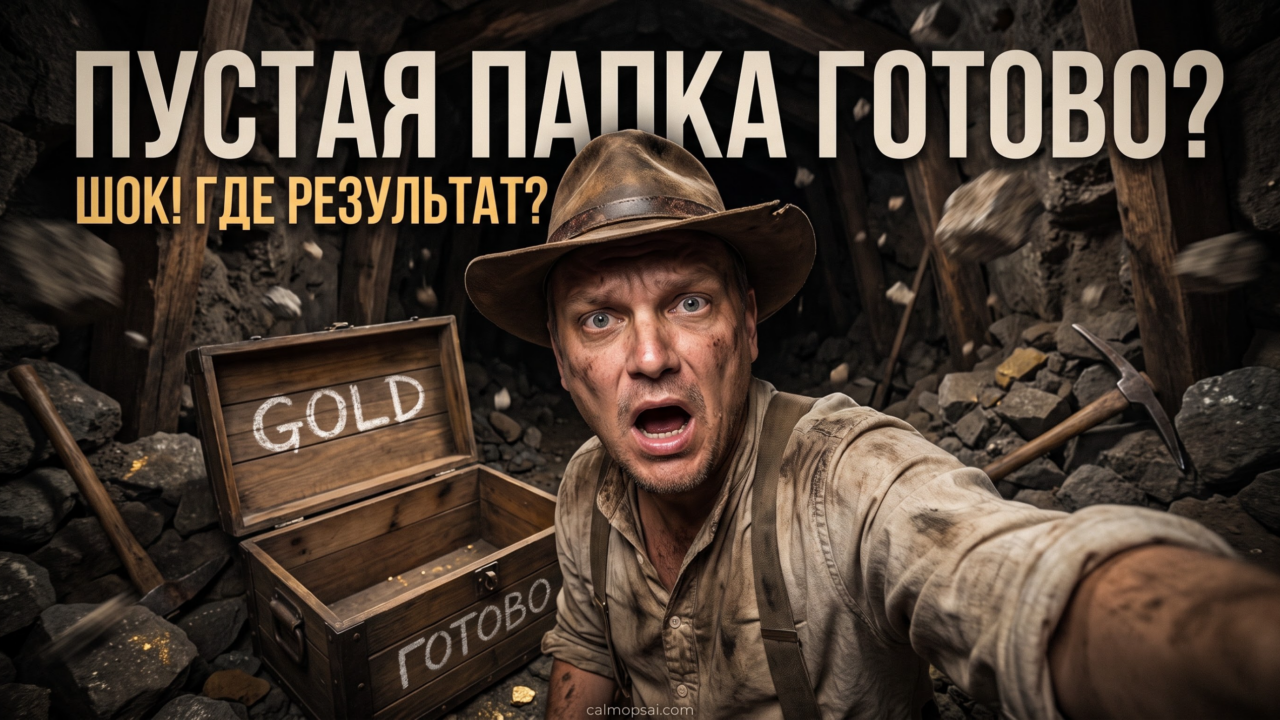 Агент и пустая папка готово