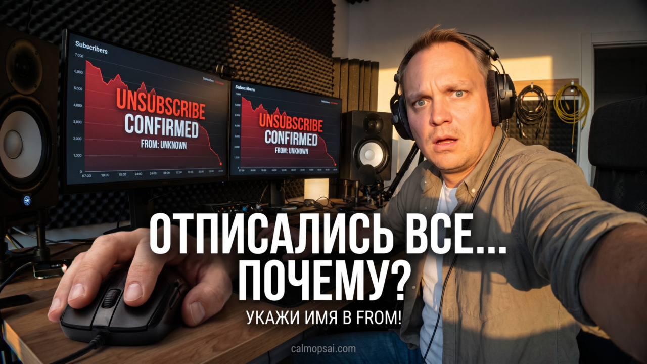 Отписки от рассылки и важность имени в поле From
