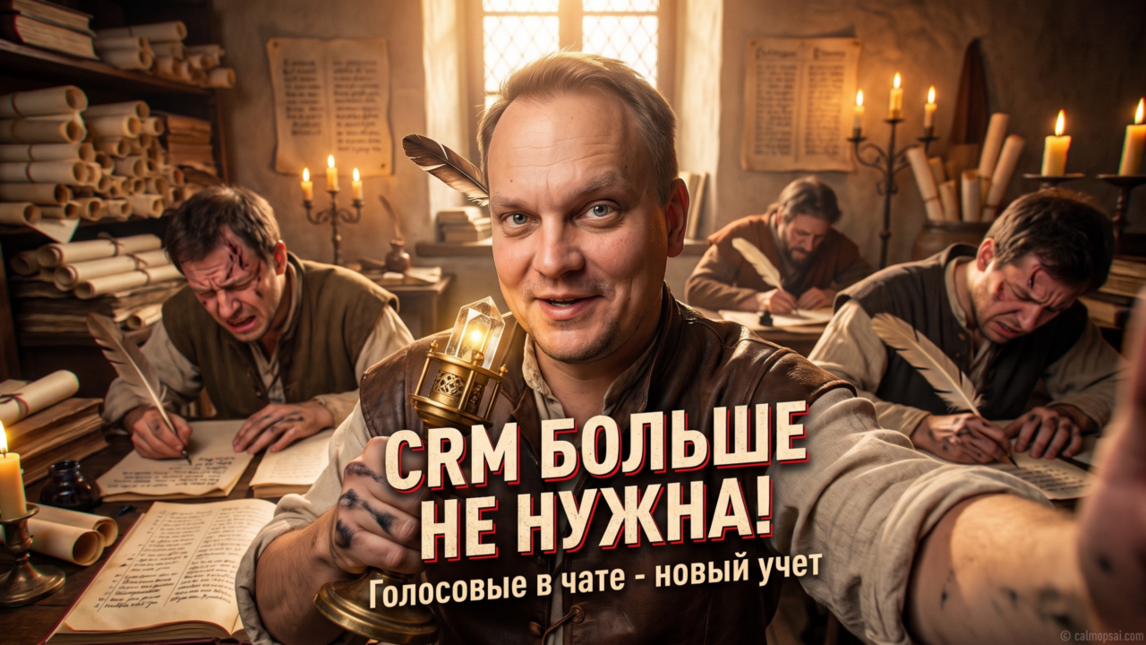 Сервисный учет с голосовыми сообщениями в чате CRM