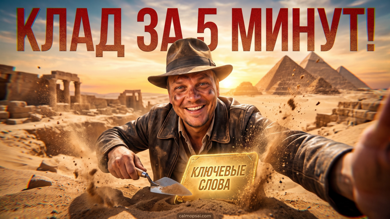 Сбор целевых запросов за 5 минут