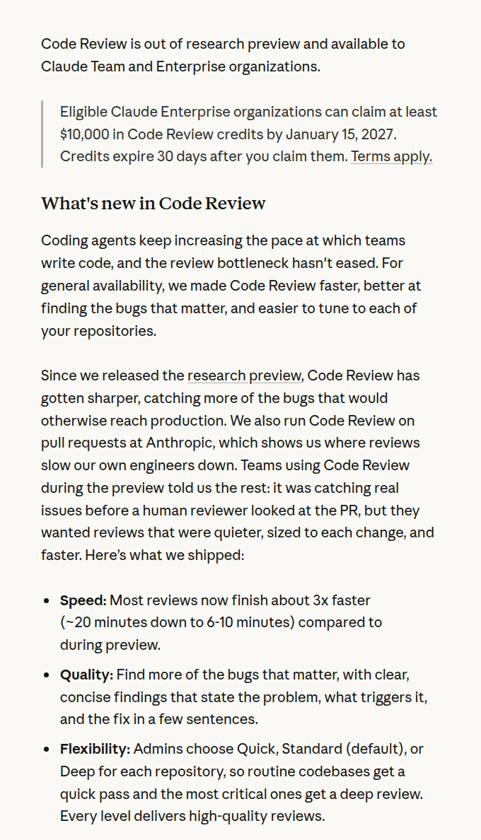 claude-code-review-vyshel-iz-preview-official-01 Claude Code review: проверка ускорилась до 6–10 минут, но кривой код НЕ ОСТАНОВИТ, а платить придётся за КАЖДЫЙ пуш