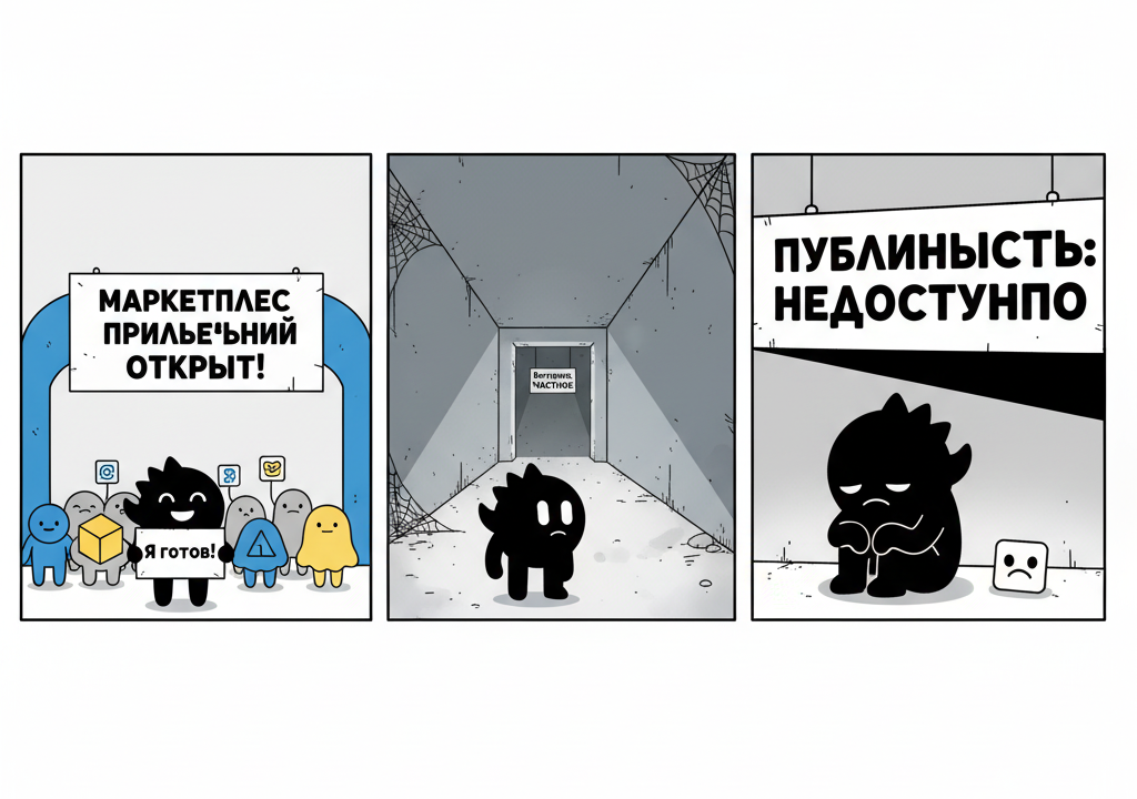 Иллюстрация витрины приложений Cursor Origin с карточками инструментов и значками интеграций
